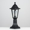 Traditional Black IP44 Outdoor Garden Lamp Post Lantern Light