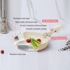 Ceramic Pots and Pans Set Non Stick Beige White, 7