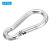 PATIKIL 2.4 Inch Snap Hooks, 6pcs Stainless Steel Spring Snap
