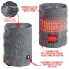 ActionHeat 5V Battery Heated Knit Gaiter – Adjustable Winter Apparel