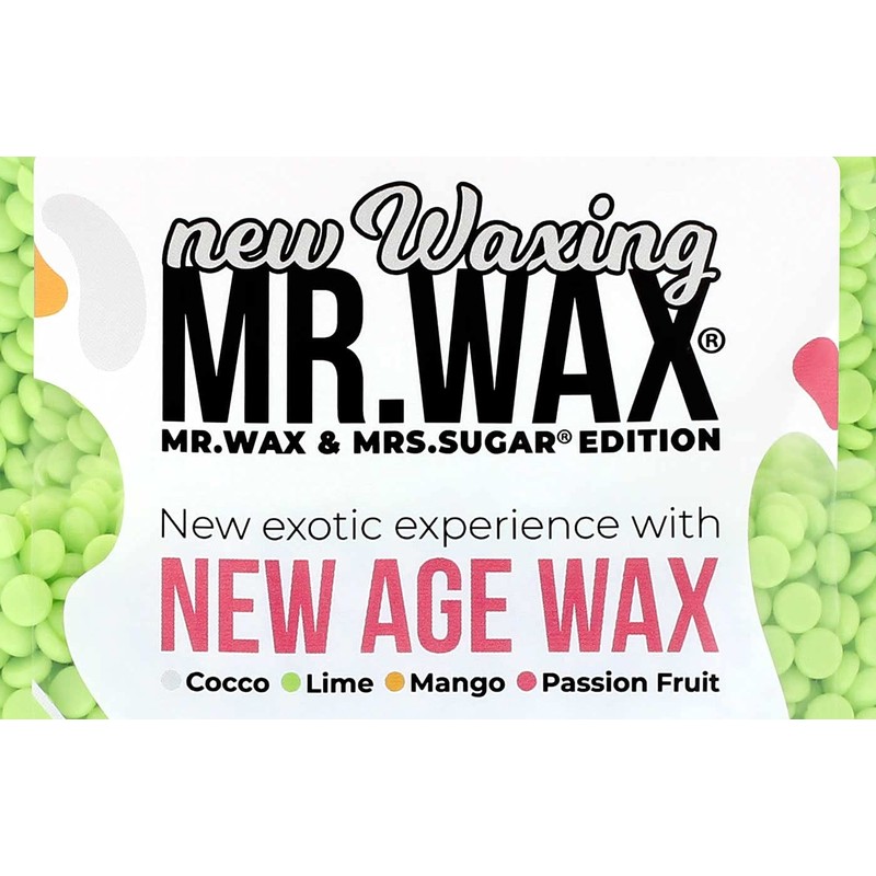 Mr. Wax New Age Waxing Lime Wax Beads for Hair