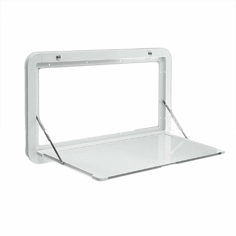 kunghei 31.5" White- Wall Mount Folding Table Caravan RV Flip