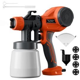 Paint Sprayer Tilswall HVLP Electric Spray Paint Gun with Adjustable Spray Width Knob, Easy to Clean, for Furniture, House, Fence, Walls, Decks, Cabinets, Door, Etc.
