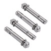 Stainless Steel M6 x 60mm Hex Head Sleeve Anchor, for
