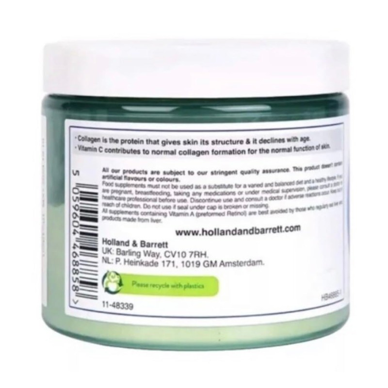 Holland & Barrett Bovine Collagen Unflavoured Powder 150g