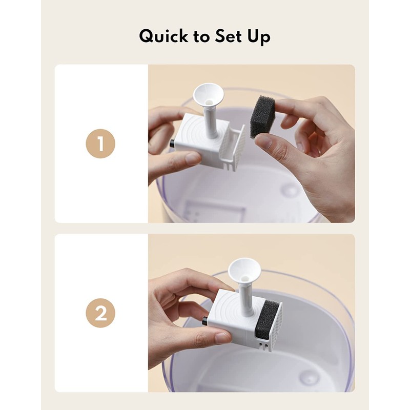 Homerunpet Wireless Cat Fountain Pump 3. Compatible with WF20