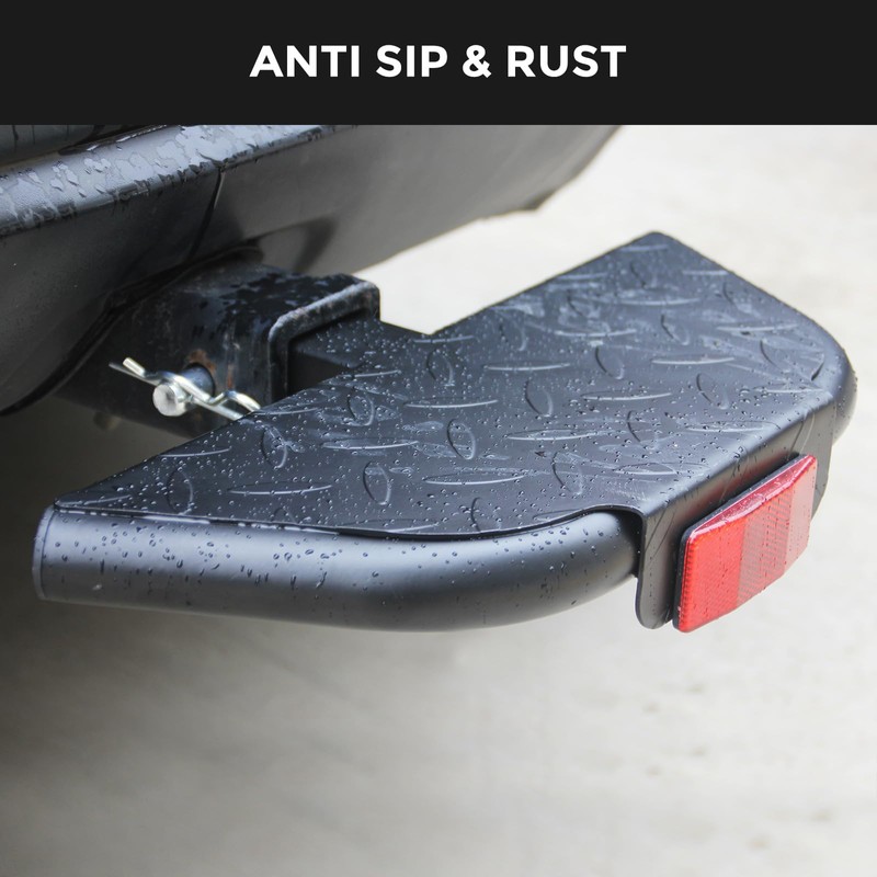 Universal Tow Hitch Step for 2 inch Receivers, Towing Bumper