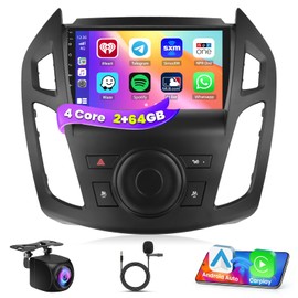 Inefala 2+64G Screen for Ford Transit Connect 2014 2015 2016 CarPlay Stereo Android 13 Car Radio 9 Inch Touchscreen Android Auto Backup Camera GPS FM RDS DSP 26UI