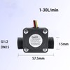 Hall Effect Sensor, 2PCS 1/2" Water Flow Sensor, Control Hall