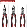 TOOLEAGUE 3Pcs Heavy Duty Pliers Set, 5 in 1 Lineman
