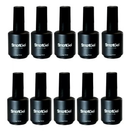 SMART GEL Gama De Gel Pastel Smartgel Para Uñas 10 Piezas 15g