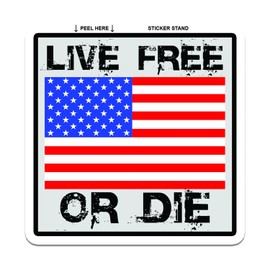 Live Free or Die - Car, Truck, Notebook, Bumper, Window Vinyl Sticker