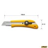 OLFA Banana Type L-Shaped Screw Lock Large Cutter 164B