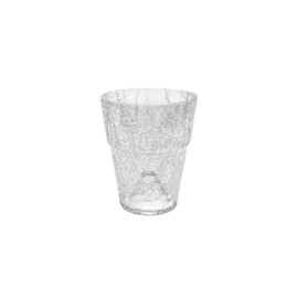 Flower Pot Orchid Pot Height 165 mm D 130 mm Glass Planter Crystal Glass Shards Transparent