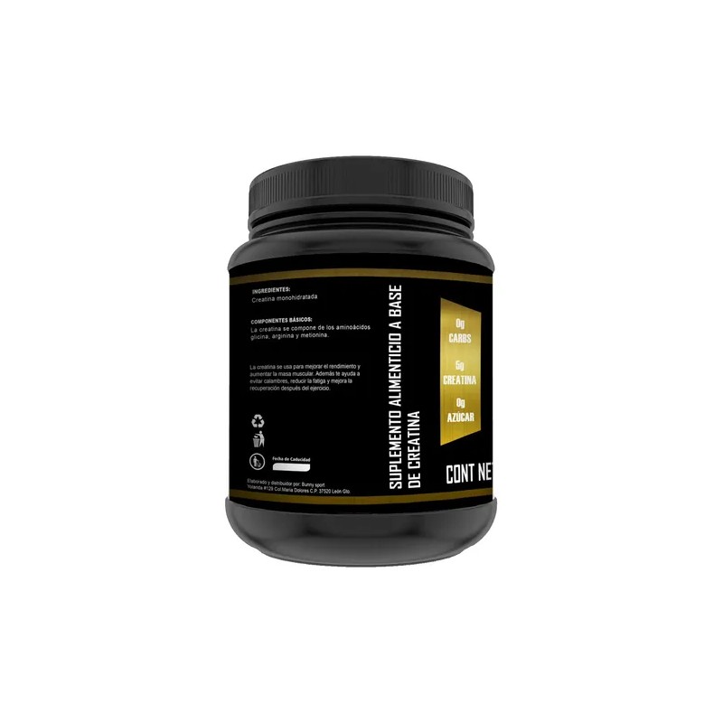 Creatina Monohidratada 1kg En Polvo Golds Protein 200servis