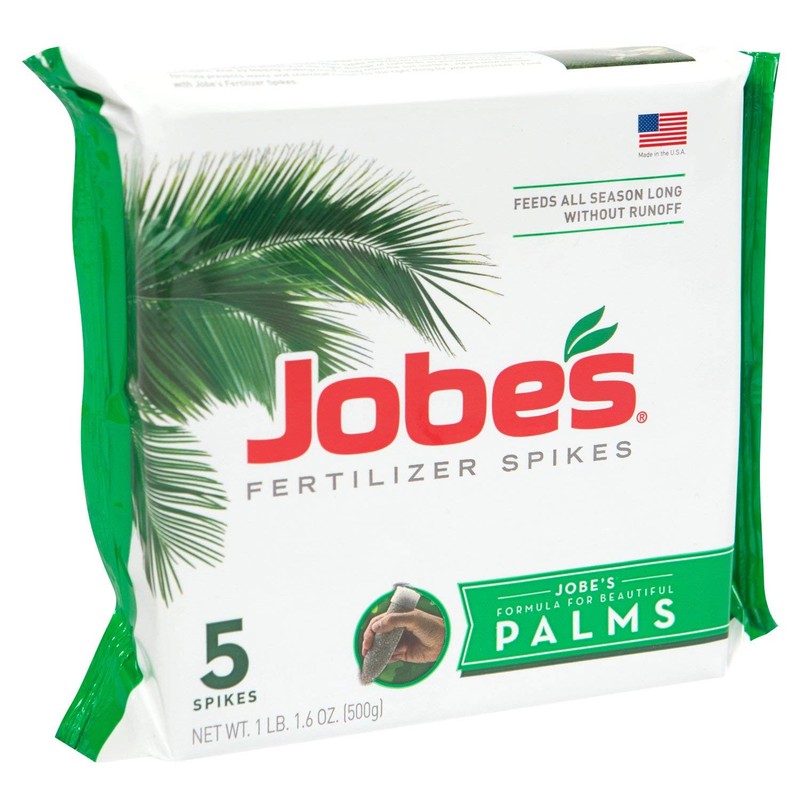 Jobe's Palm Tree Fertilizer Spikes 10-5-10 Time Release Fertilizer for