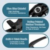 sourcing map 2Pcs Casement Window Locking Handle, Zinc Alloy Locking