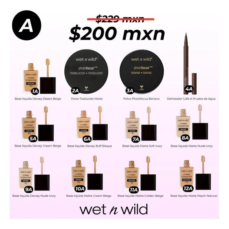 Maquillaje Económico Wet N Wild