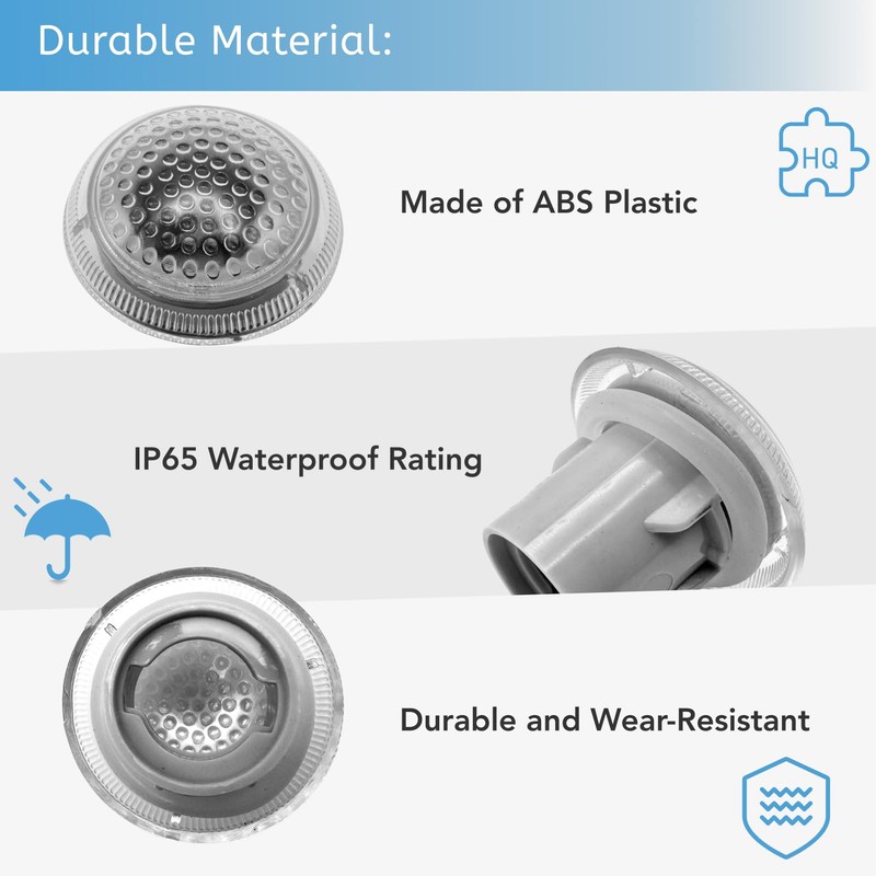 2Pcs Side Fender Marker Light Housings Fit for Ford Transit