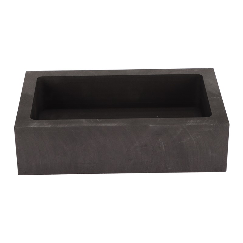 5000g Capacity High Purity Graphite Crucible Metal Refining Mould Ingot