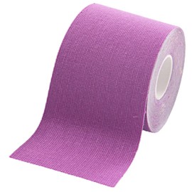 Kinesiology Tape, 5M 4 Rolls Elastic Muscle Tape Improve Blood Circulation, Waterproof and Latex Free for Exercise, Sports and Injury (Purple)