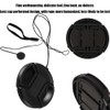 Front Lens Flap Set with Strap for D3000 D3100 D3200