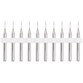10pcs 0.4mm Cleaning Needle Nozzle Drill Micro Twist Drill PCB Tungsten Carbide Drill Accessories for 3D Printer