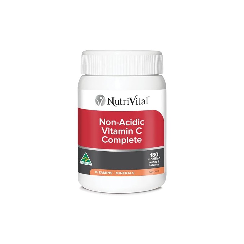 NUTRIVITAL Non-Acidic Vitamin C 180 tabs