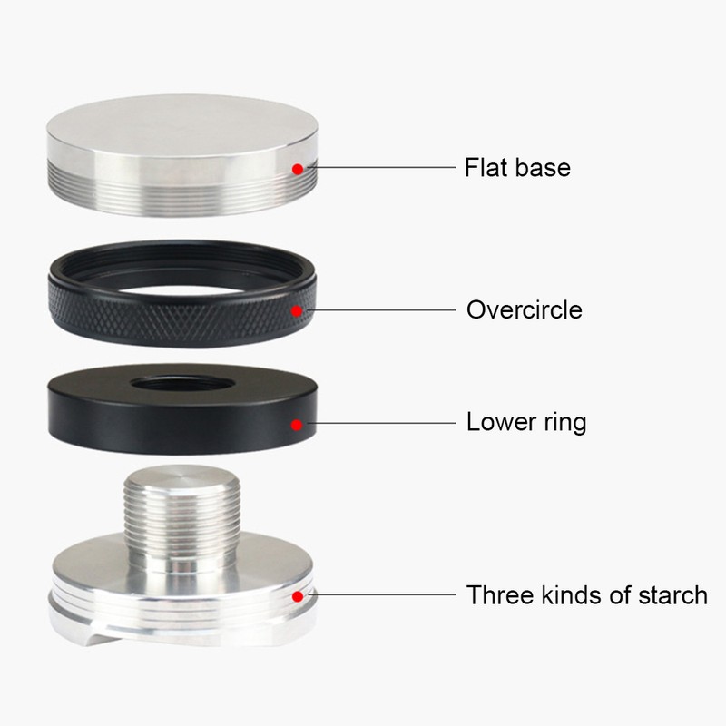 58mm 2-in-1 Coffee Distributor and Tamper Stainless Steel Dual Head