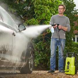 OCPTY 4000 PSI Higher Pressure Washer Short Gun with M22-14mm Inlet, Power Washer Spray Handle with 5 Spray Nozzle Tips, Replacement for Ryobi, for for Simpson, for Craftsman and More