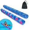 Inflatable Swimming Pool Noodle, 2 Pack Soft Fabric Quick Drying