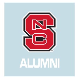 Craftique North Carolina State Decal (S NC ALUMNI DECAL (5''), 5 in)