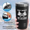 Tattoo Artist Black Tumbler 20oz - don't like you either