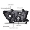 G-PLUS Headlights Compatible with Toyota Tundra 2007-2013/Compatible with Toyota Sequoia