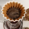 Velloray 100 Count Unbleached Coffee Filters, 4-5 Cup Natural Basket