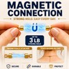 12PCS Magnetic Necklace Clasps, Gold&Silver Jewelry Extenders for Necklaces