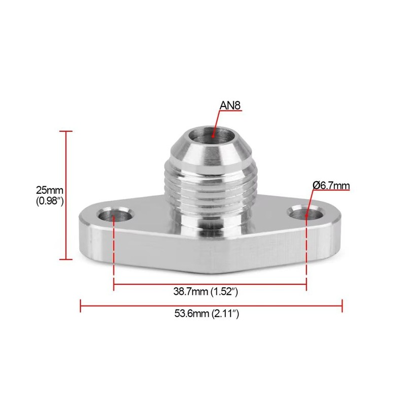 Motorsport Turbo Oil Return Drain Flange AN10 Adapter Kit Rally