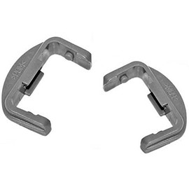 Aspares Front Rail Cap for Belling Diplomat Flavel Leisure Dishwasher (Set of 2 Pieces)