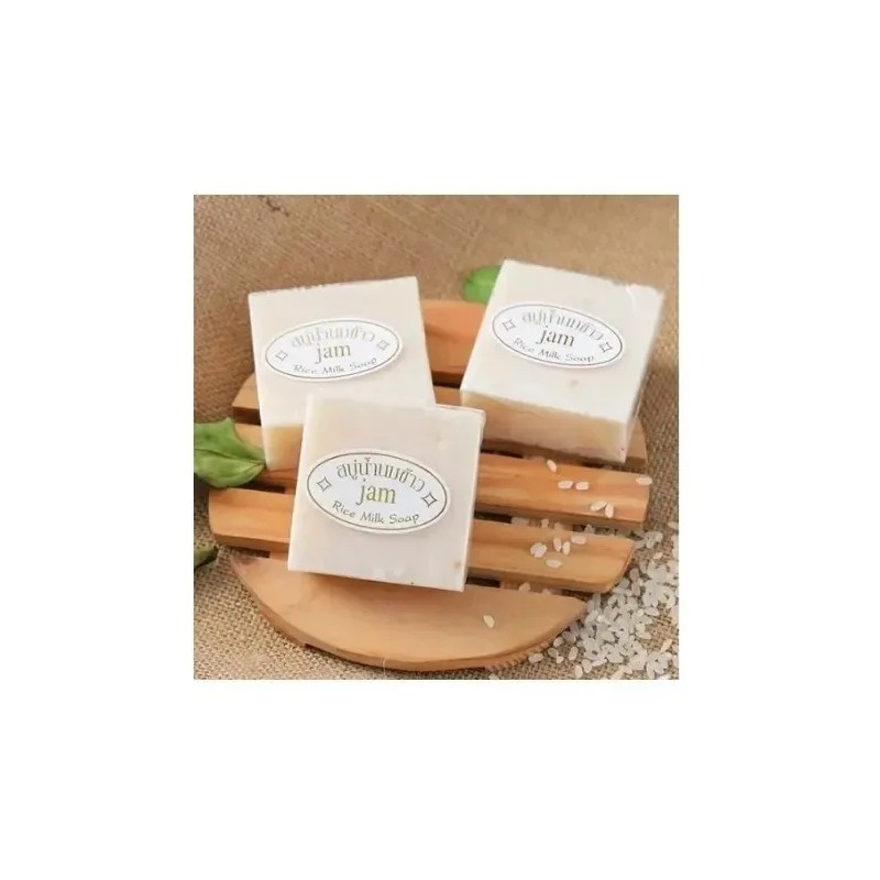 Jabon Tailandes Blanqueador Leche Arroz Colageno Exfoliante