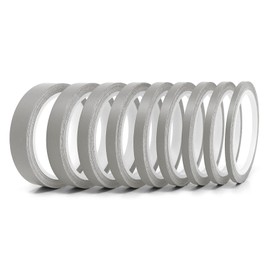 Finest Folia 10 Meter Matt Zierstreifen Auto LKW Motorrad Boot Modellbau Basteln DIY Deko Dekorstreifen Seitenstreifen Klebestreife selbstklebend (Mittelgrau matt, 20mm Breite)