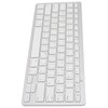 Wireless Keyboard Mini 78 Keys Ultra Thin Portable White Computer