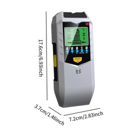 MagiDeal 5 in 1 Stud Wall Detectors Depth Measurement Finders Lightweight Portable Stud Finders for Wood High Performance Versatile, Silver