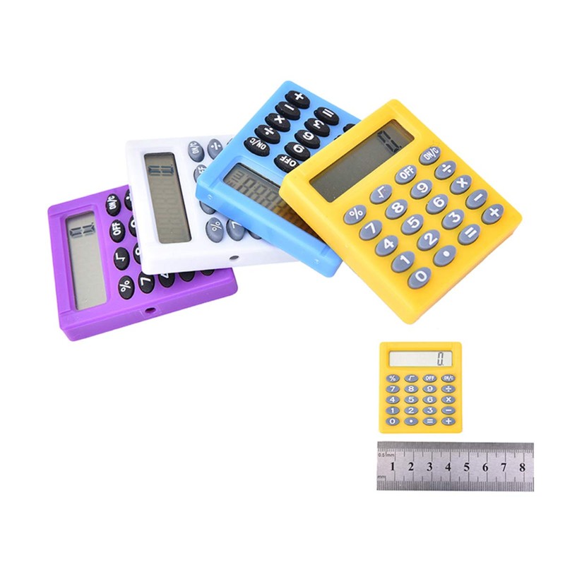 TOOLSTAR Pocket Calculators, 1PCS 8 Digits Electronic Desktop Calculator Mini