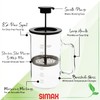SIMAX French Press Coffee Maker, 1 Liter Coffee Press, Dishwasher