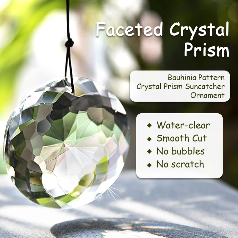75 mm Pack of 2 Suncatcher Crystal, Suncatcher, Crystals for