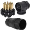 AUTOXBERT 13 Pin Trailer Plug, DC 12V Waterproof Trailer Plug