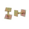 Adjustable Base Plates Brackets Post Holders, Lokatall 2 Pack Heavy