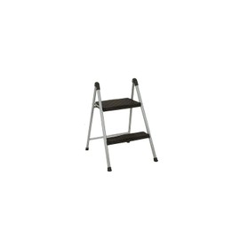 Cosco 11024PBL1E Platinum, Black Folding Step Stool, 2-Step, 200 lb., 16 9/10" Working Height