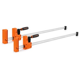 Jorgensen 2PCS 90° Parallel Clamp Cabinet Master 30" Steel Bar Clamp Set 1500 lbs load Max