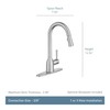 Moen Adler Chrome One-Handle High Arc Kitchen Sink Faucet with